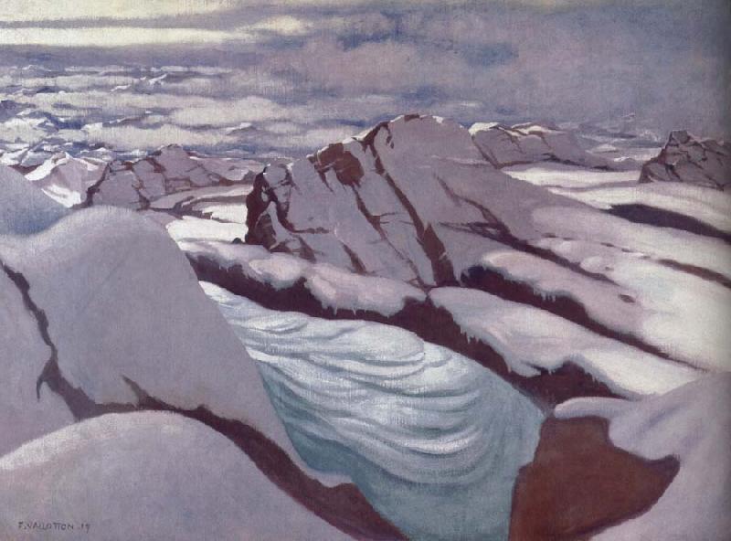 Felix Vallotton High Alps,Glacier and Snowy Peaks Sweden oil painting art